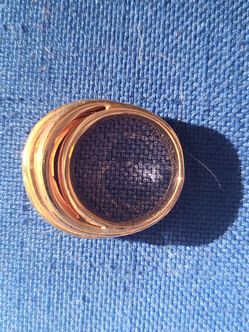 Bronzo Italia Pink Bronze Domed Ring Sz 7